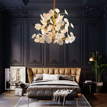 Cherry Dining Room Branch Chandelier-Jecanoli