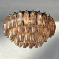 Chiara Clear/ Smoke Glass Flushmount 17