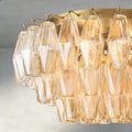 Chiara Clear/ Smoke Glass Flushmount 17