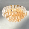 Chiara Clear/ Smoke Glass Flushmount 17