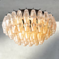 Chiara Clear/ Smoke Glass Flushmount 17