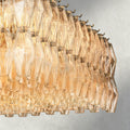 CHIARA CLEAR/ SMOKE GLASS RECTANGULAR CHANDELIER 54