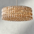CHIARA CLEAR/ SMOKE GLASS ROUND CHANDELIER 37