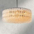 CHIARA CLEAR/ SMOKE GLASS ROUND CHANDELIER 37