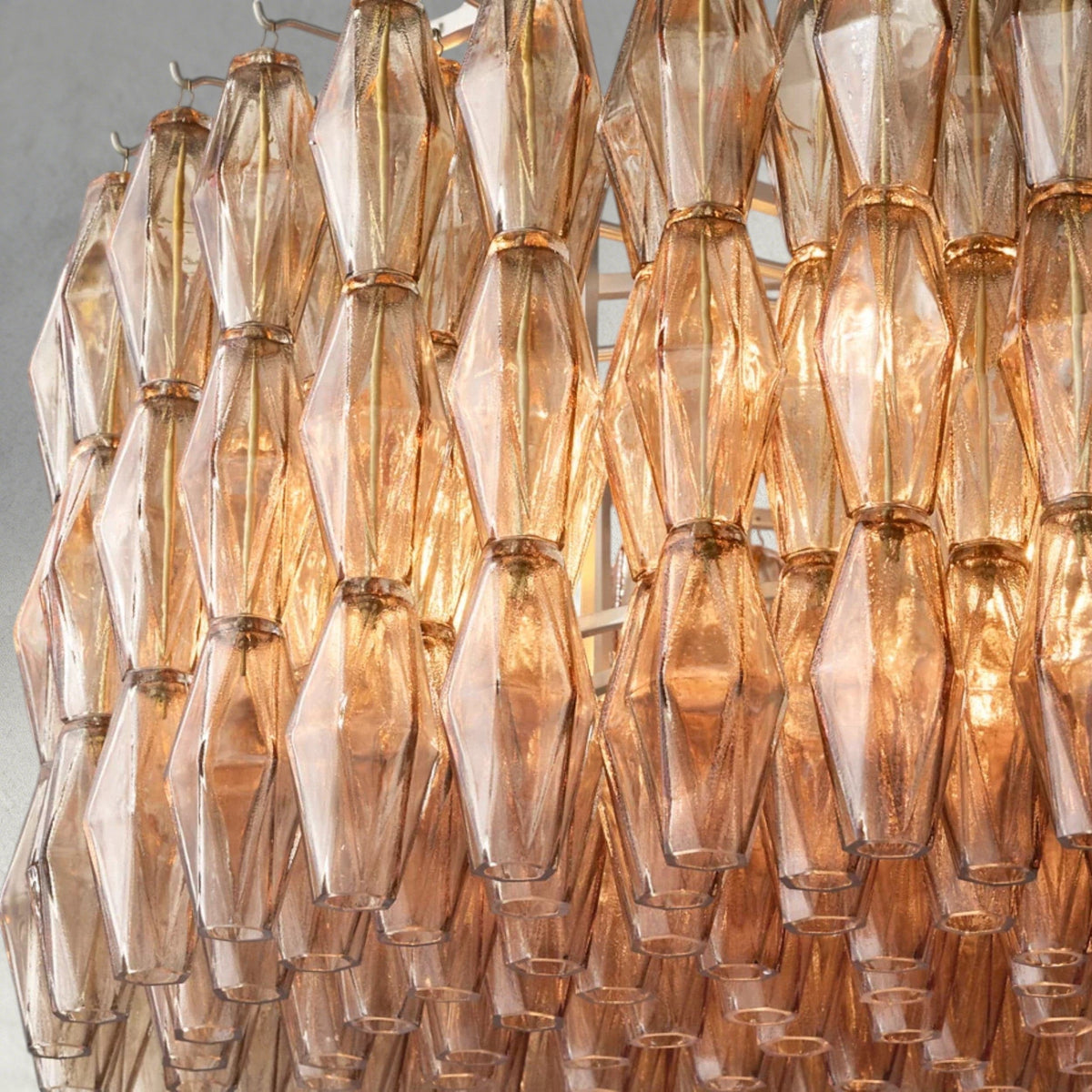 CHIARA CLEAR/ SMOKE GLASS ROUND CHANDELIER 37", 47", 62"-chandelier-Jecanoli