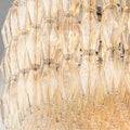 CHIARA CLEAR/ SMOKE GLASS ROUND CHANDELIER 37