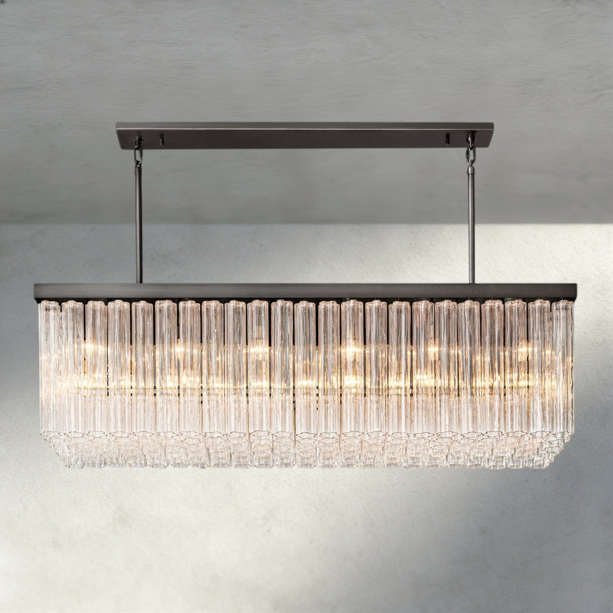 Cielo Rectangular Chandelier 54", 73"-chandelier-Jecanoli