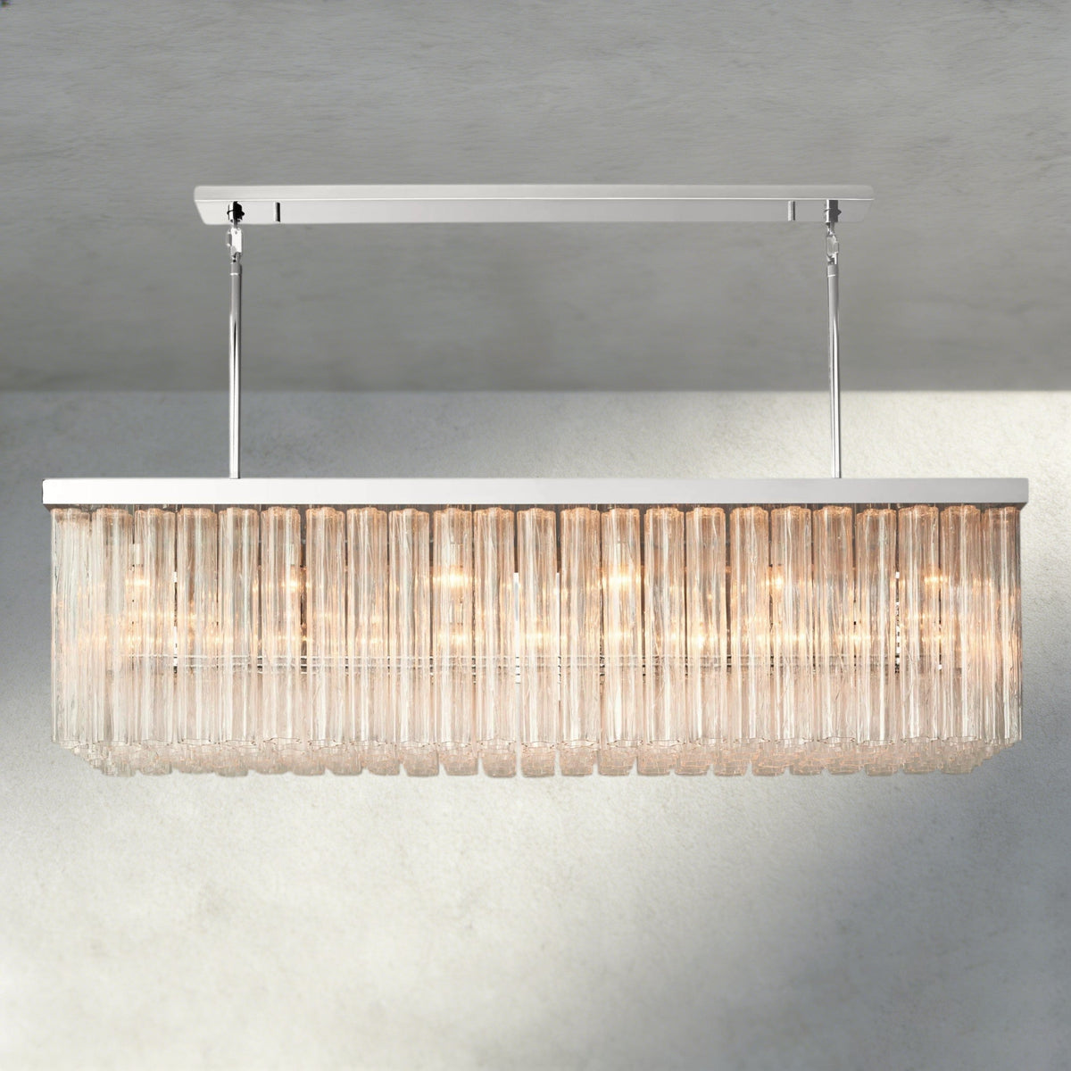 Cielo Rectangular Chandelier 54", 73"-chandelier-Jecanoli