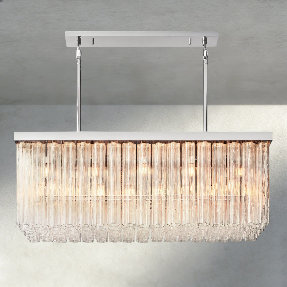 Cielo Rectangular Chandelier 54", 73"-chandelier-Jecanoli