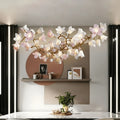 Circular Blossom Chandelier - L 39.4″(100cm) x W 15.7″(40cm) x H 17.7″(45cm)-Manor Lights