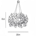 Circular Blossom Chandelier - Dia 39.4″(100cm) x H 17.7″(45cm)-Manor Lights