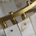 Contemporary Alabaster Flush Mount Ceiling Lamp-Chandeliers-Jecanoli