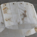 Contemporary Alabaster Flush Mount Ceiling Lamp-Chandeliers-Jecanoli