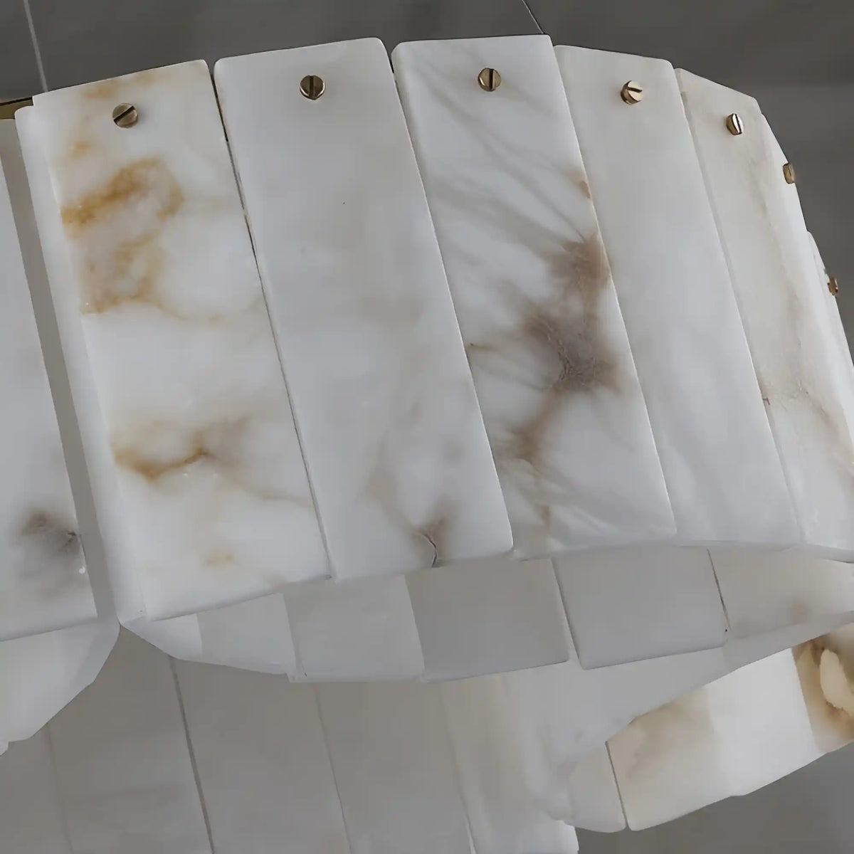 Contemporary Alabaster Flush Mount Ceiling Lamp-Chandeliers-Jecanoli