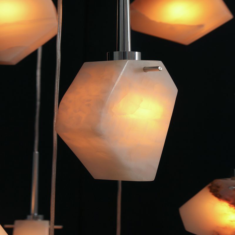 Contemporary Alabaster Pendant Light - Jecanoli