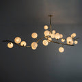 Contemporary Hand - blown Glass Globes Branch Chandelier for Dining Room Living Room and Kitchen Island - L140