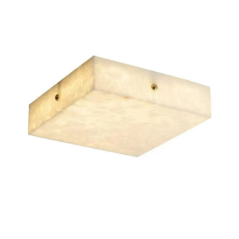 Coral Modern Alabaster Flushmount, Designer Ceiling Light Fixtures-Chandelier-Jecanoli
