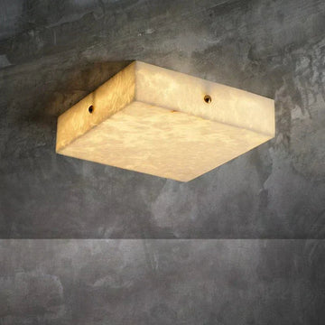 Coral Modern Alabaster Flushmount, Designer Ceiling Light Fixtures-Chandelier-Jecanoli