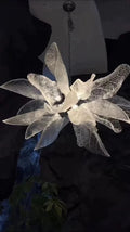Creative Bionic Resin Leaves Chandelier for Living Room/Dining Room/Staircase - Wall Lamp/W27.5