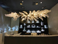 Creative Bionic Resin Leaves Chandelier for Living Room/Dining Room/Staircase - Linear/L47.2