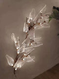 Creative Bionic Resin Leaves Chandelier for Living Room/Dining Room/Staircase - Wall Lamp/W31.5