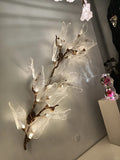 Creative Bionic Resin Leaves Chandelier for Living Room/Dining Room/Staircase - Wall Lamp/W27.5