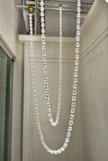 Creative Glass Pearl Necklace Pendant Chandelier for Living/Dining Room/Staircase-Jecanoli