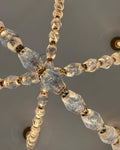 Creative Glass Pearl Necklace Pendant Chandelier for Living/Dining Room/Staircase-Jecanoli