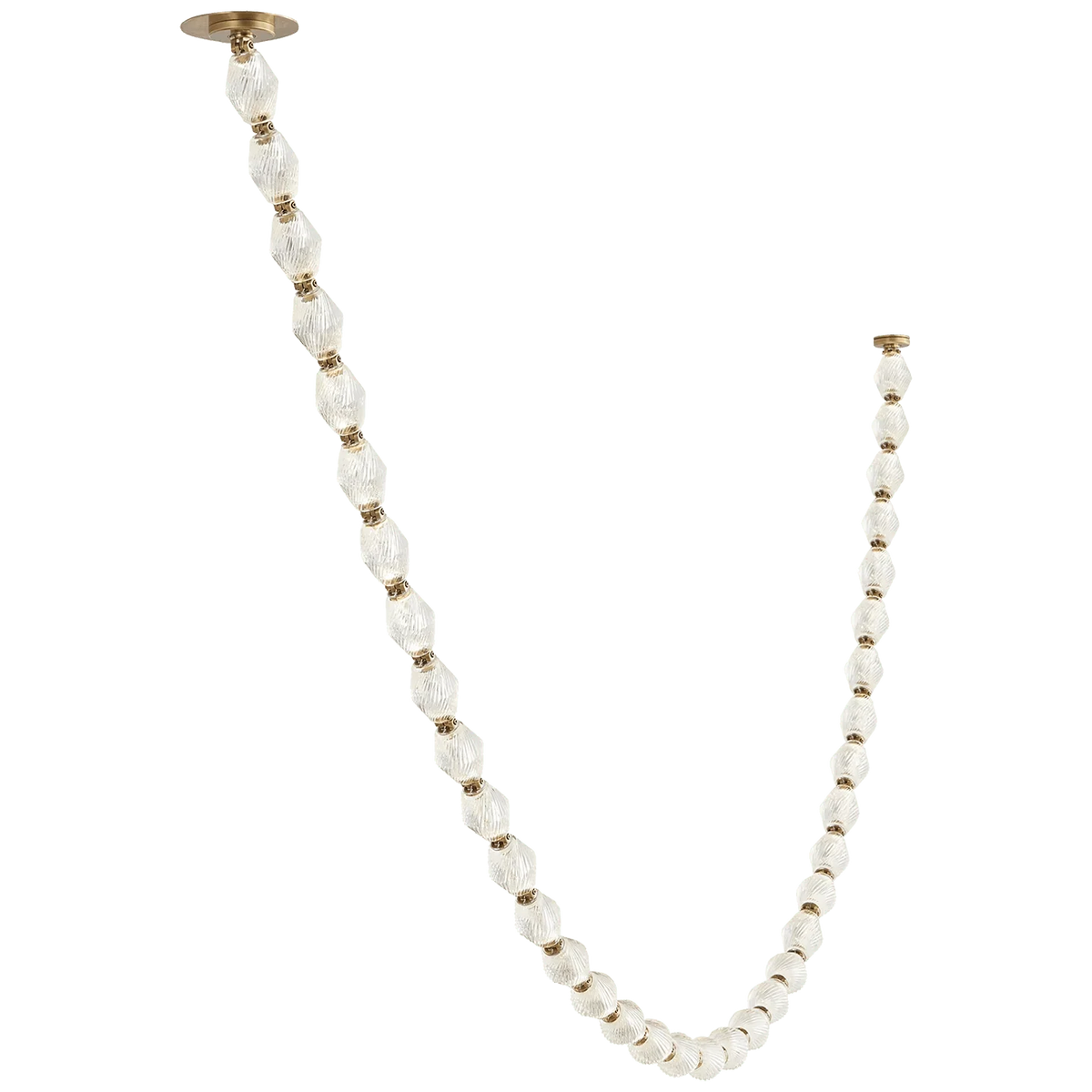 Creative Glass Pearl Necklace Pendant Chandelier for Living/Dining Room/Staircase-Jecanoli