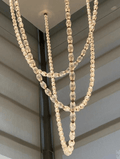 Creative Glass Pearl Necklace Pendant Chandelier for Living/Dining Room/Staircase-Jecanoli