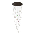 Crystal Chandelier for Staircase Luxury LED Ceiling Light - Jecanoli