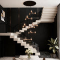 Crystal Staircase Chandelier Nordic Creative Ceiling Light - Jecanoli