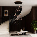 Crystal Staircase Chandelier Nordic Creative Ceiling Light - Jecanoli