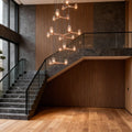 Crystal Staircase Chandelier Nordic Creative Ceiling Light - Jecanoli