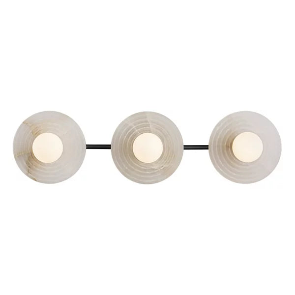 Dahlia Alabaster LED Vanity Light-Jecanoli