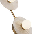 Dahlia Alabaster LED Vanity Light-Jecanoli