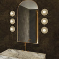 Dahlia Alabaster LED Vanity Light-Jecanoli