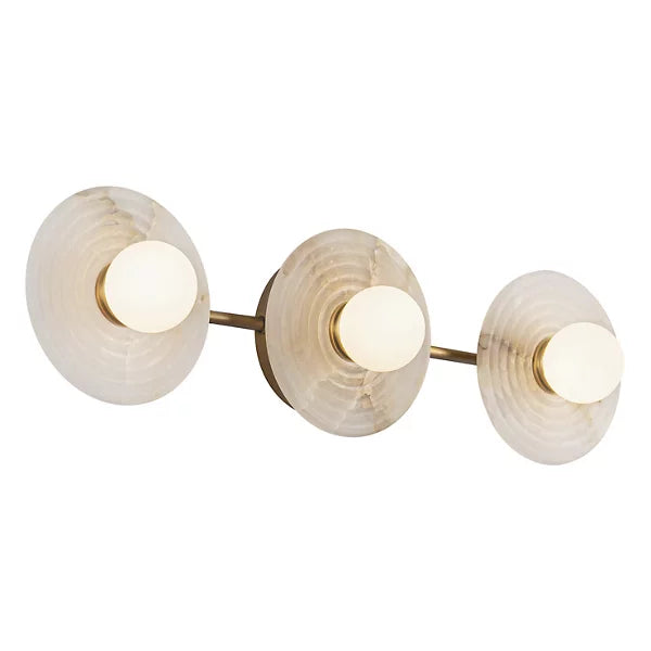 Dahlia Alabaster LED Vanity Light-Jecanoli