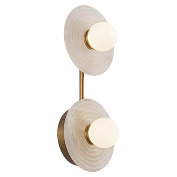 Dahlia Alabaster LED Vanity Light-Jecanoli