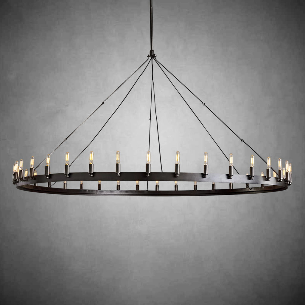 Dania Camina Luxury Vintage Round Chandelier