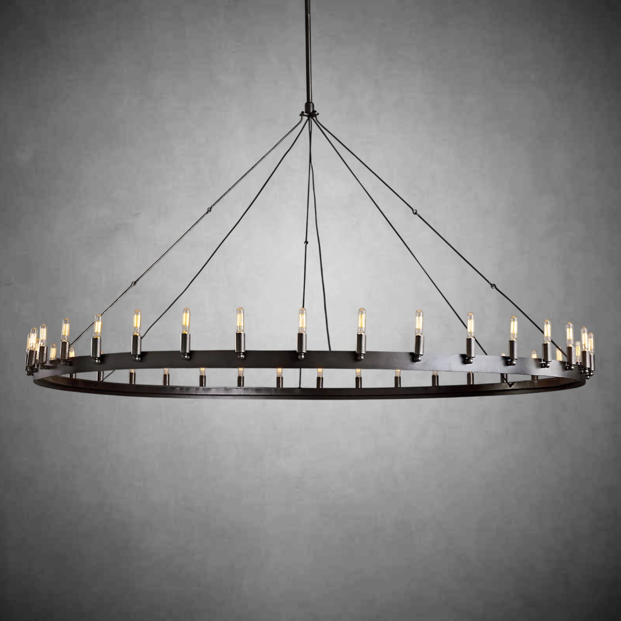 Dania Camina Luxury Vintage Round Chandelier