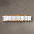 Darla Hand sculpted Leaves Chandelier 39''D