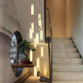 Darlen Modern Staircase Chandelier - 6 LightsRemote Control (Dimmable) - Jecanoli