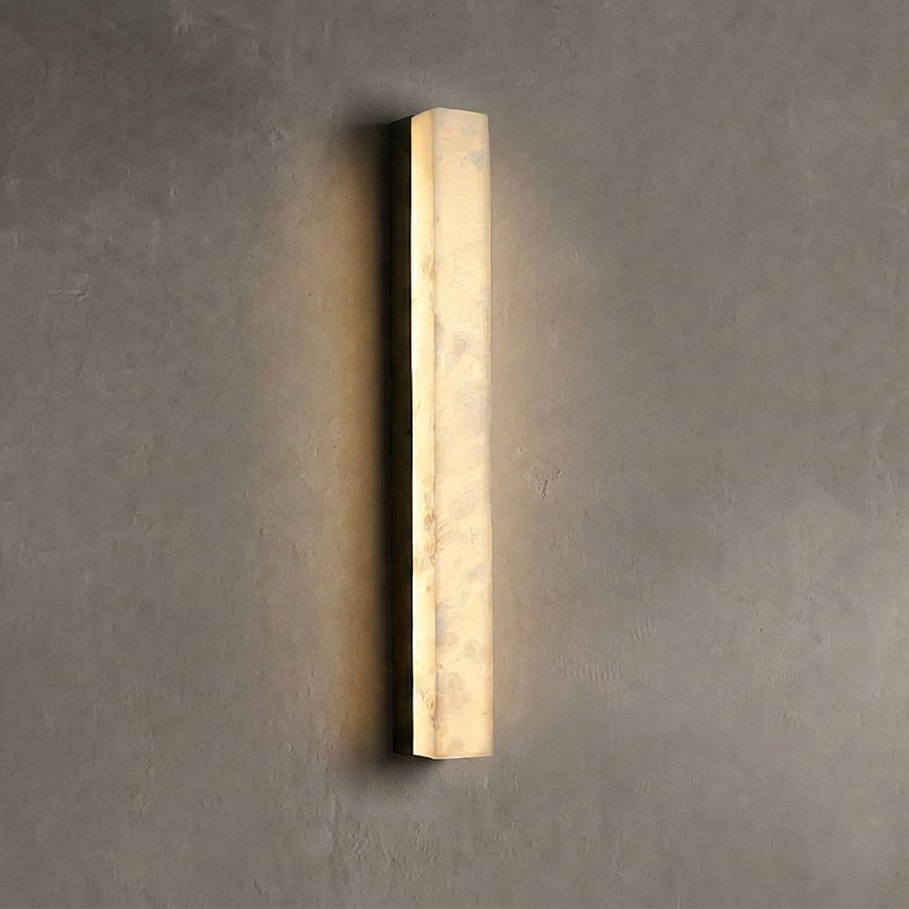 Geometric Alabaster Wall Lamp