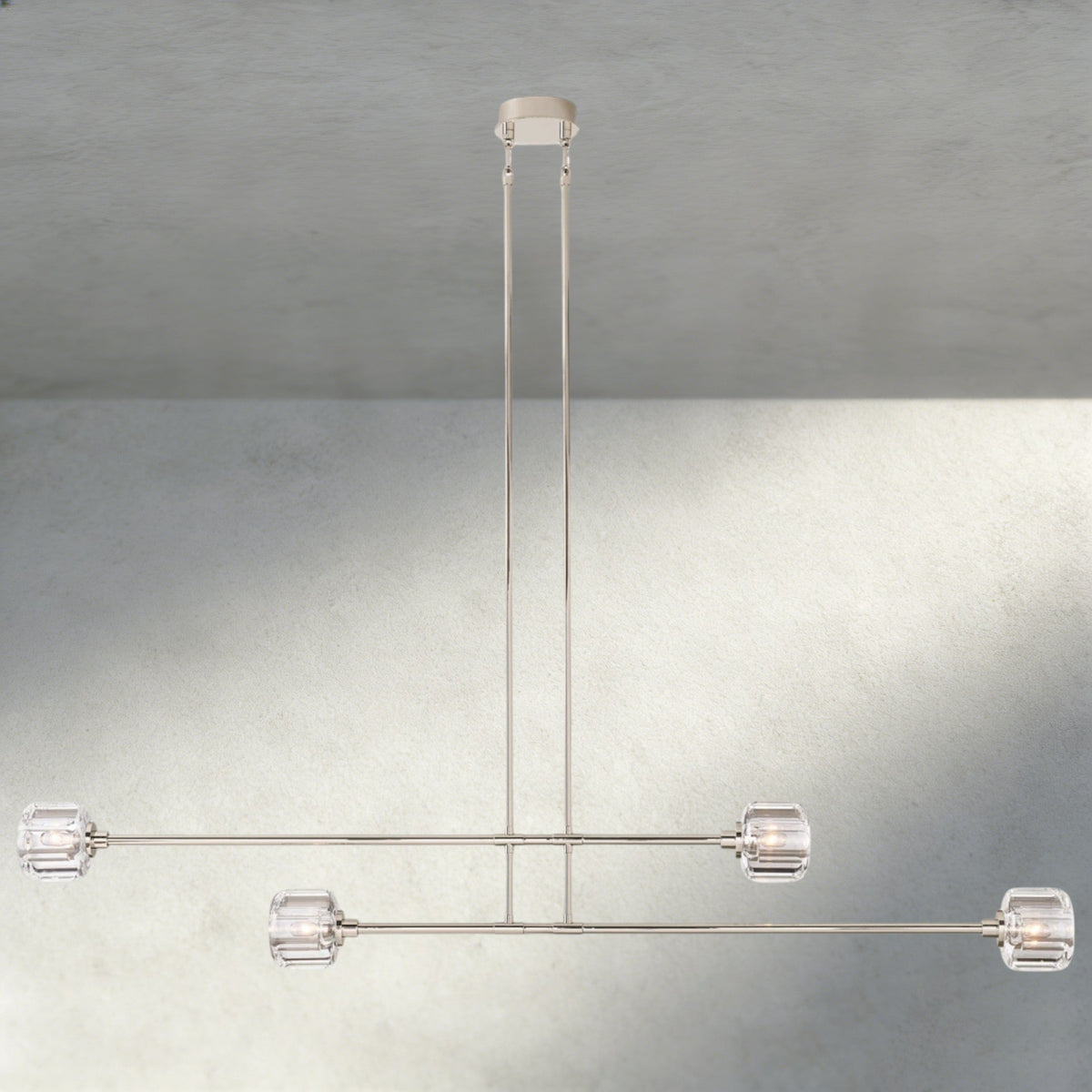 Demaret Mobile Linear Chandelier 54", 72"-chandelier-Jecanoli