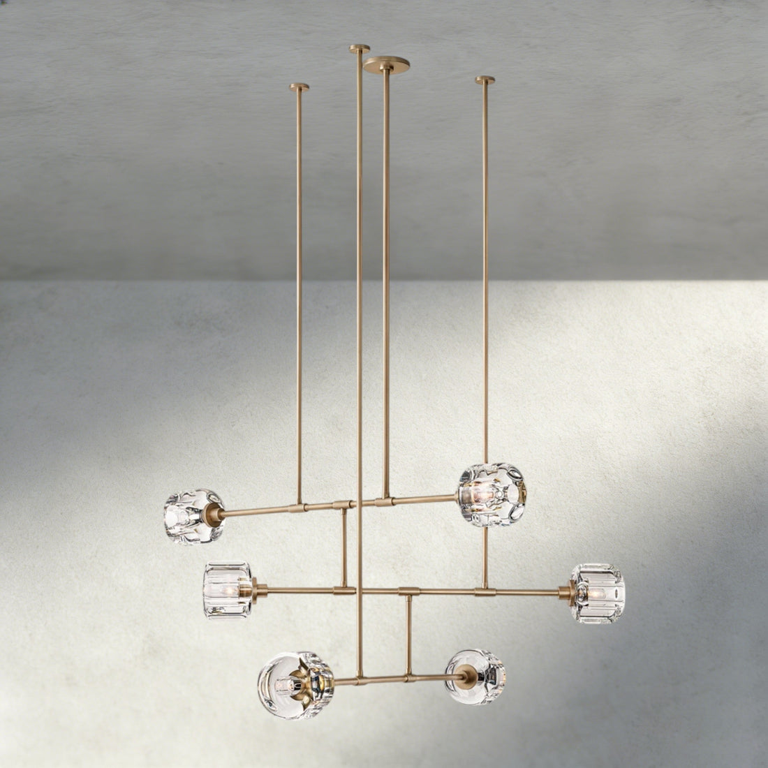 Demaret Mobile Round Chandelier 48", 62"-chandelier-Jecanoli