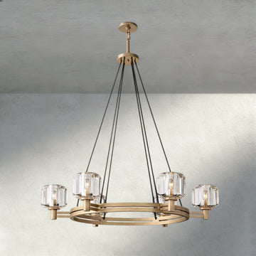 Demaret Round Chandelier 36", 48", 60"-chandelier-Jecanoli