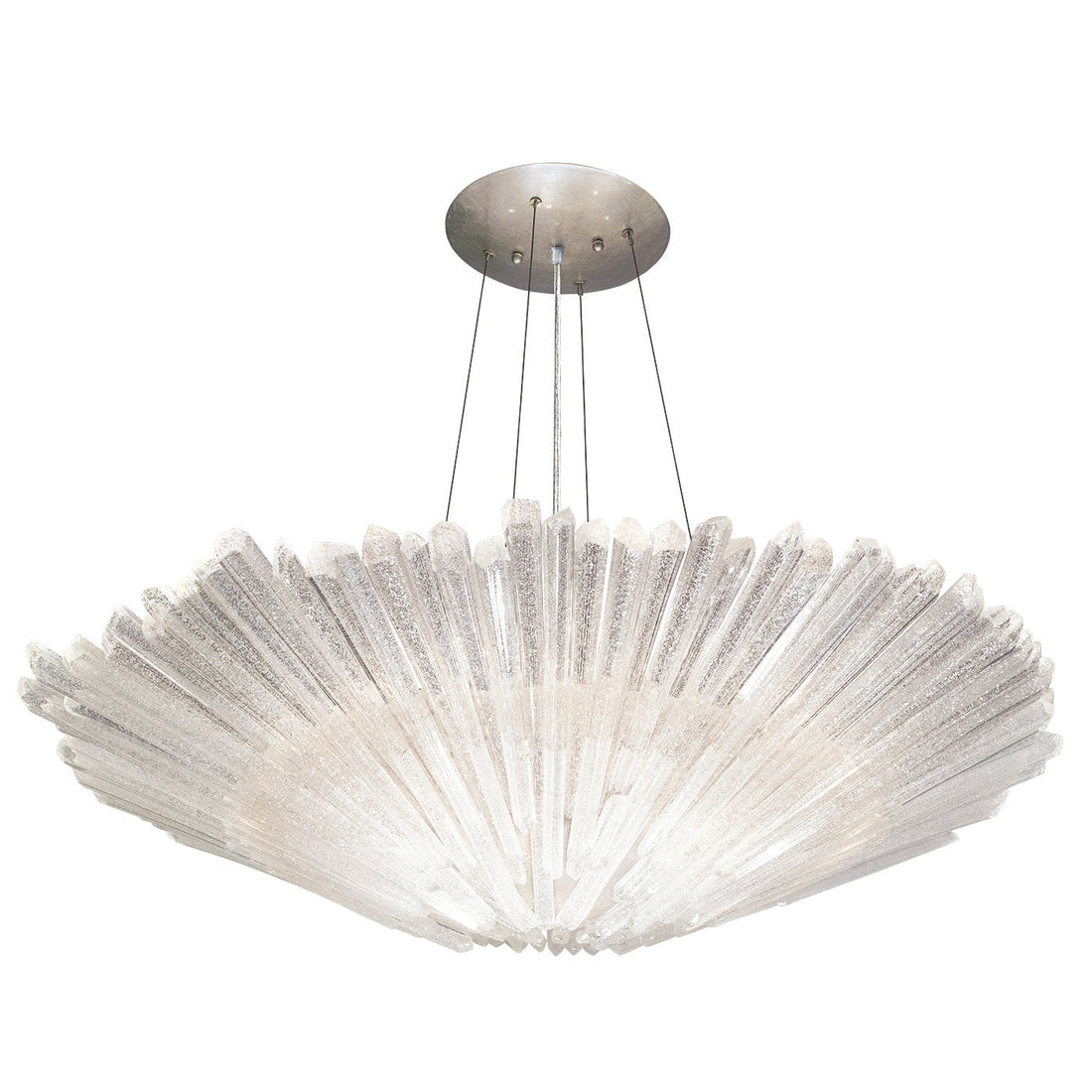 Diamantina 32" Round Chandelier, 8-Light Crystal Chandelier, Elegant Luxury Lighting