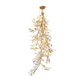 Drooping Ceramic Ginkgo Leaf Chandelier - SizeB - Jecanoli