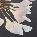 Drooping Ceramic Ginkgo Leaf Chandelier - SizeB - Jecanoli